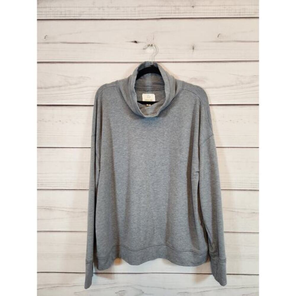 Offline Aerie Women's Gray Cowl Neck Long Sleeve Pullover Sweatshirt Size‎ Large